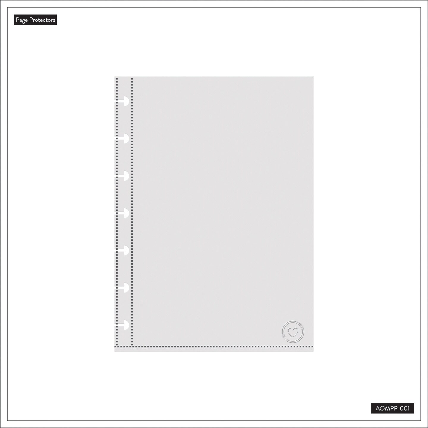 Happy Planner Snap-In Mini Page Protectors-Clear
