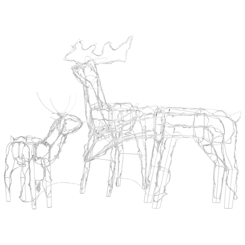 3 Piece Christmas Light Display Reindeers with 229 LEDs