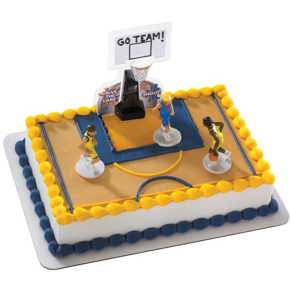 Basketball All Net DecoSet&#xAE; Cake Decoration