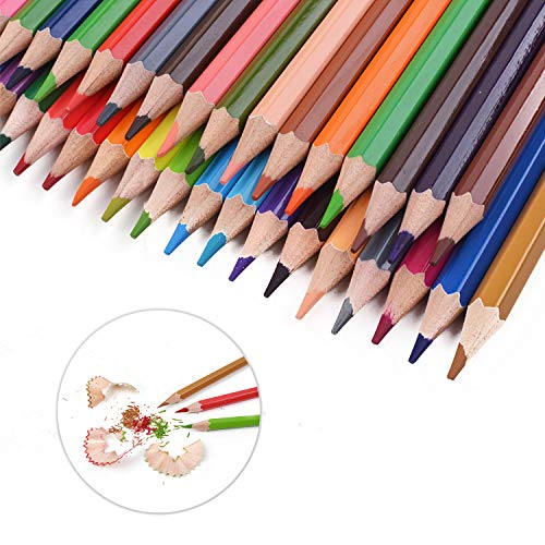 cyper top 80-color Colored Pencils for Adults Coloring Books, Soft Core Color  Pencils Set for Adults, Kids Beginners, Artist, Professional Drawing  Pencils Art Supplies for Blending, Sketching