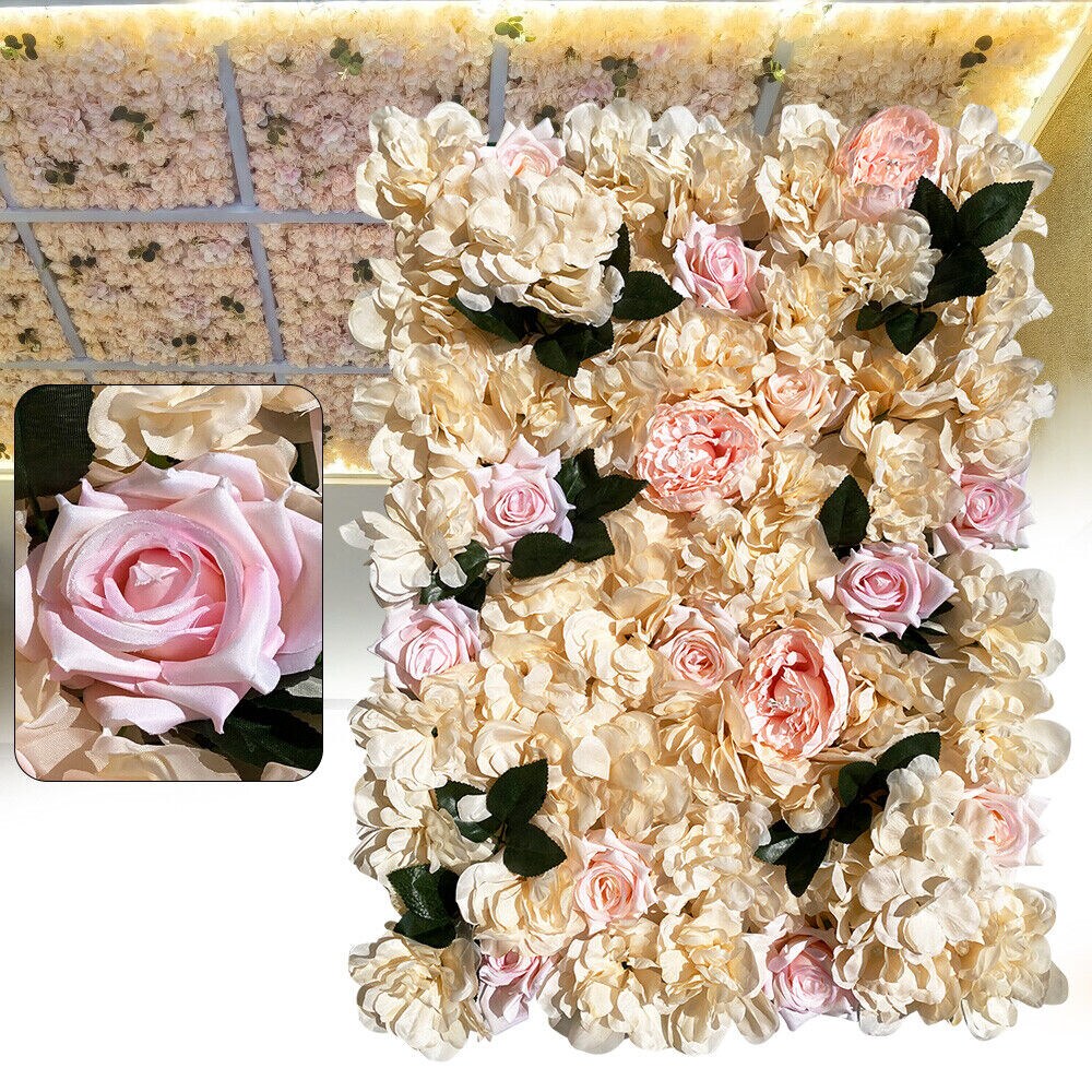 Kitcheniva Wedding Event Floral Artificial Rose Flower Wall