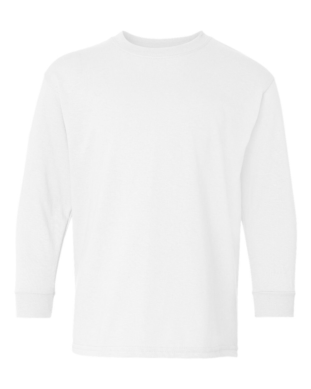 GILDAN&#xAE; Heavy Cotton Youth Crewneck Long Sleeve T-Shirt