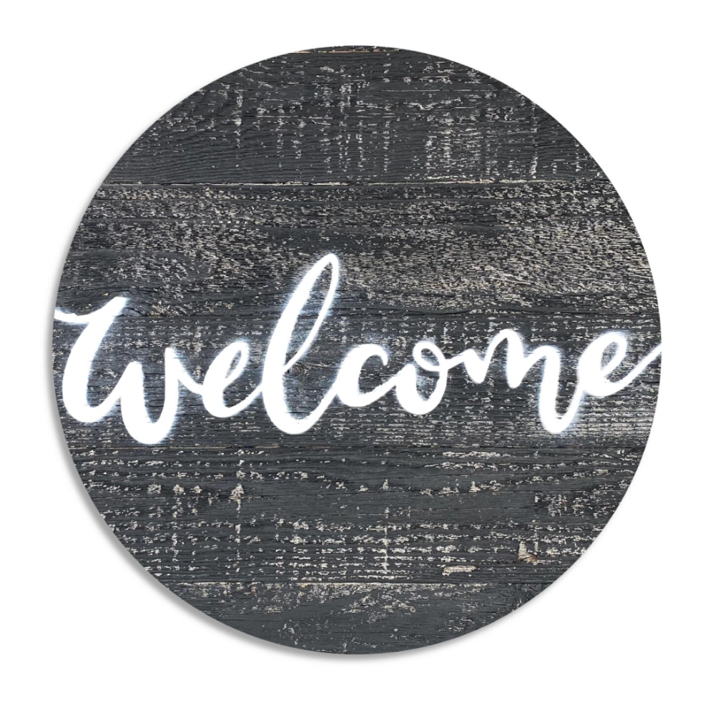 Rustic Farmhouse Large 14&#x22; Indoor/Outdoor Reclaimed Wood Welcome Sign