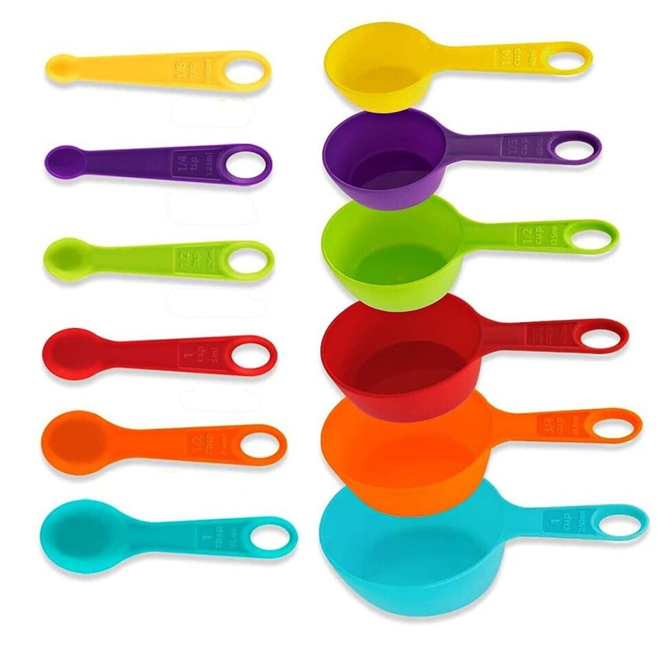Measuring Spoons and Cups for Kitchen Baking Cooking Measure Tools Set