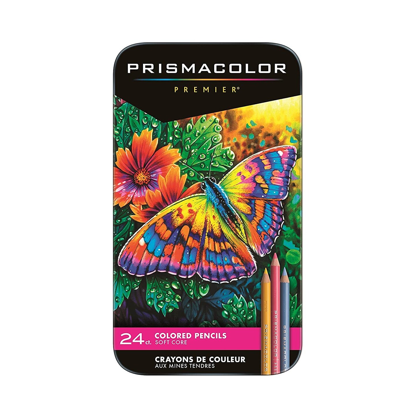 Premier Colored Pencils, Soft Core, 24 Pack