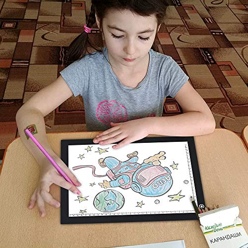 ME456 A4 LED Light Box 9x12 Inch Light Pad Only 5mm Ultra-Thin USB Power  Light Table for Tracing