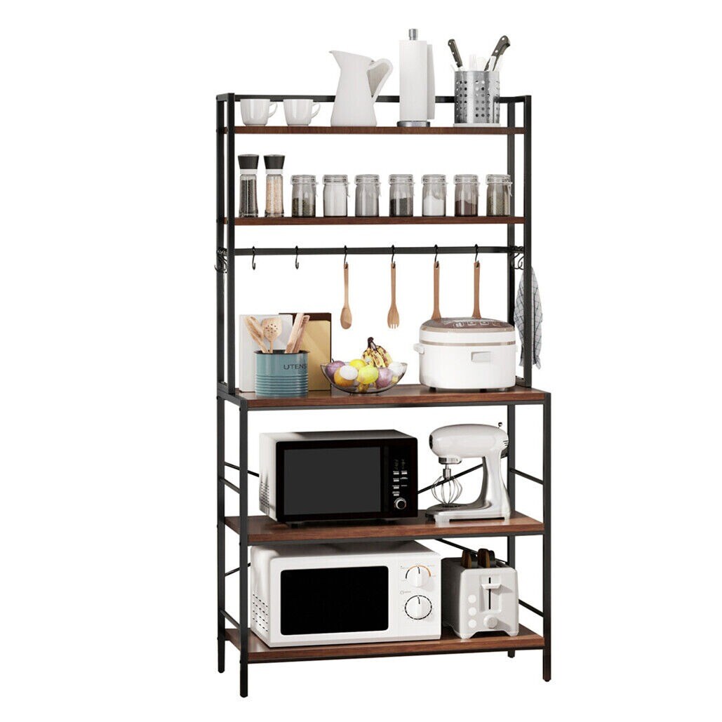 Freestanding Kitchen Utility Shelves for Oven Bakers Rack