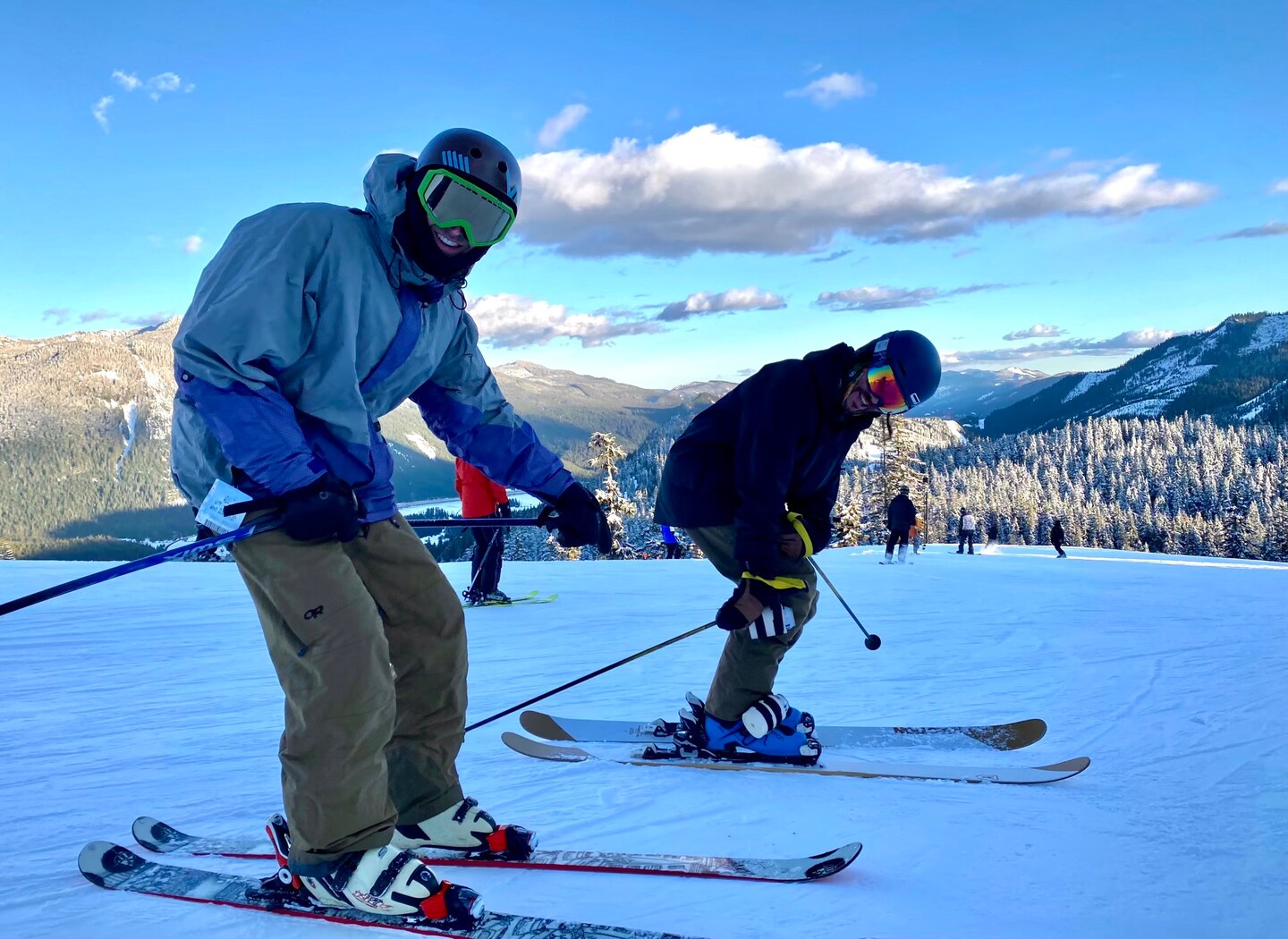 Leather Ski Pole Beer Holder - Beer Binding