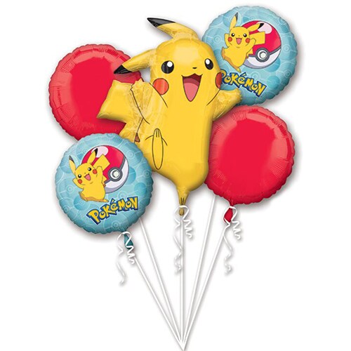 Pokemon Foil Balloon Bouquet