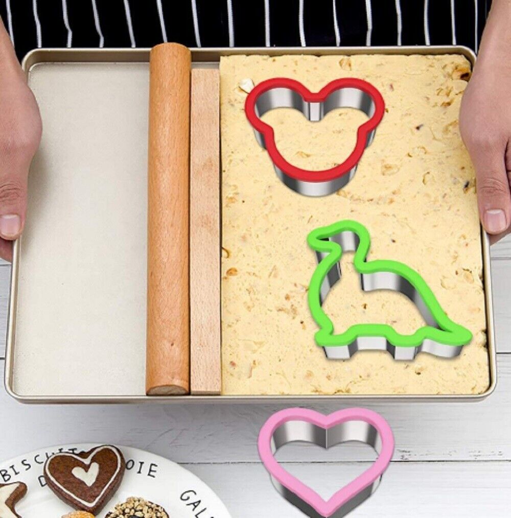 Kitcheniva Stainless Steel Cookie Biscuit Cutter Set