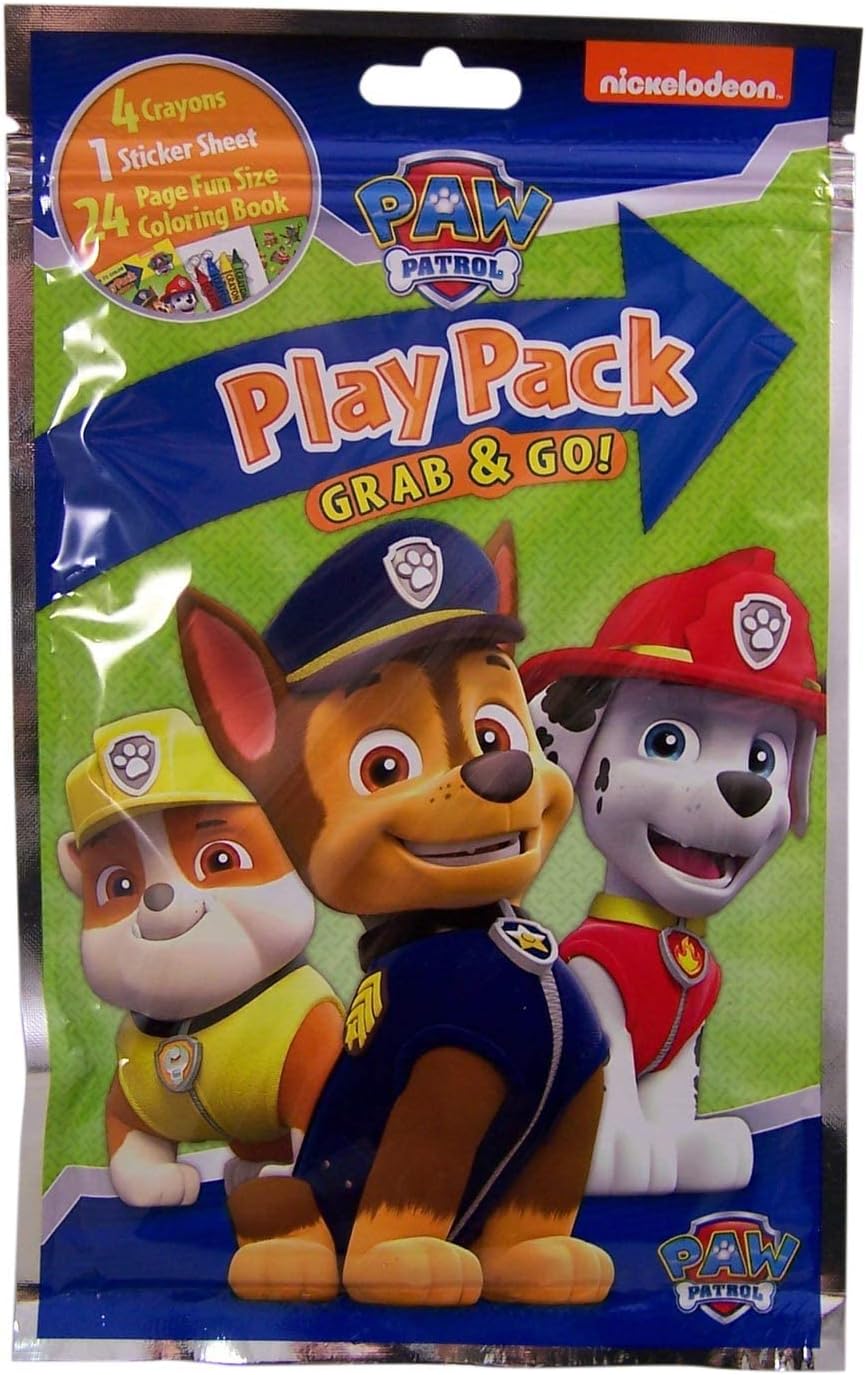 Nickelodeon Paw Patrol Grab and Go Play Packs (Pack of 12)