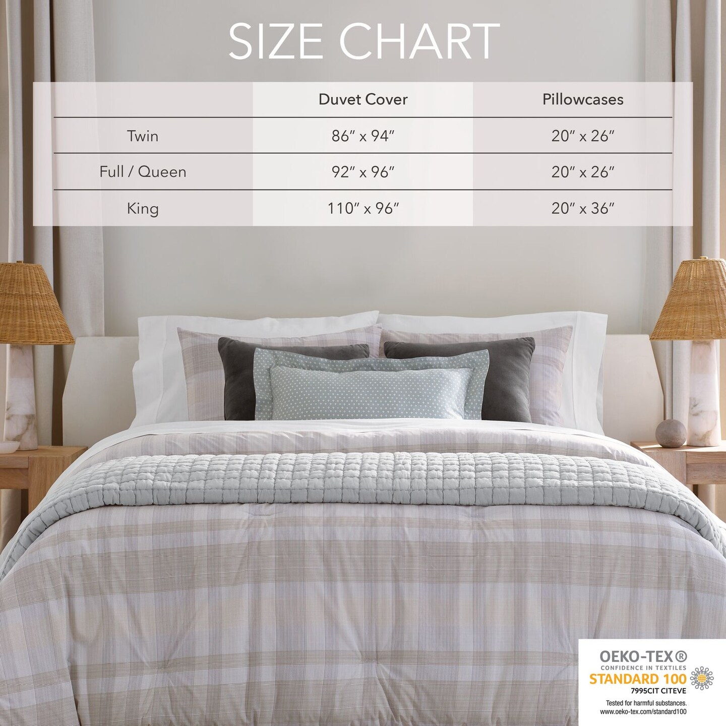 Nate Home by Nate Berkus Textured Print Duvet Cover Set