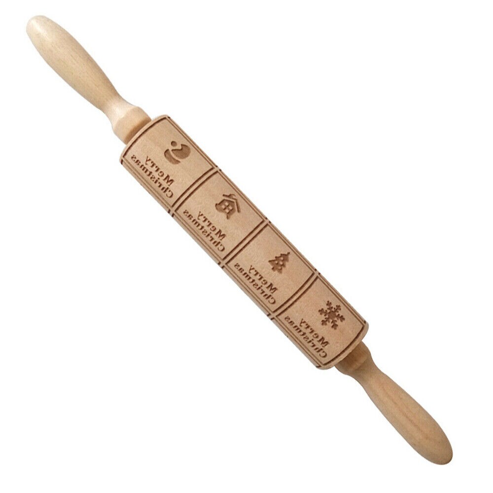 Christmas Embossed Rolling Pin