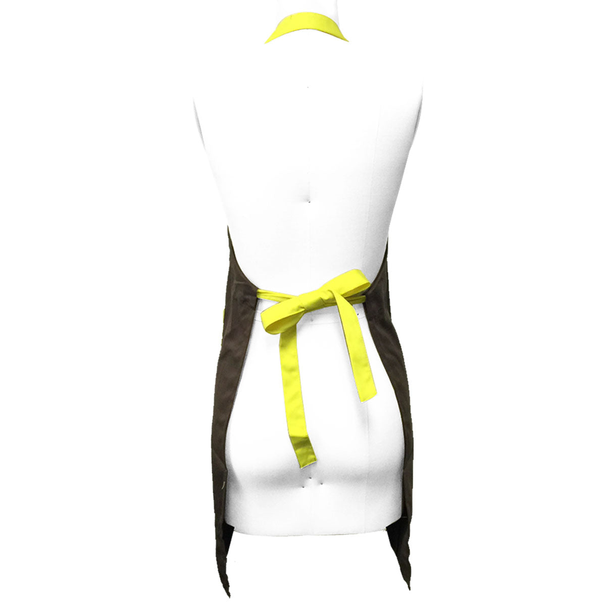Wrapables Butterfly Girl Adjustable Work Apron, Brown