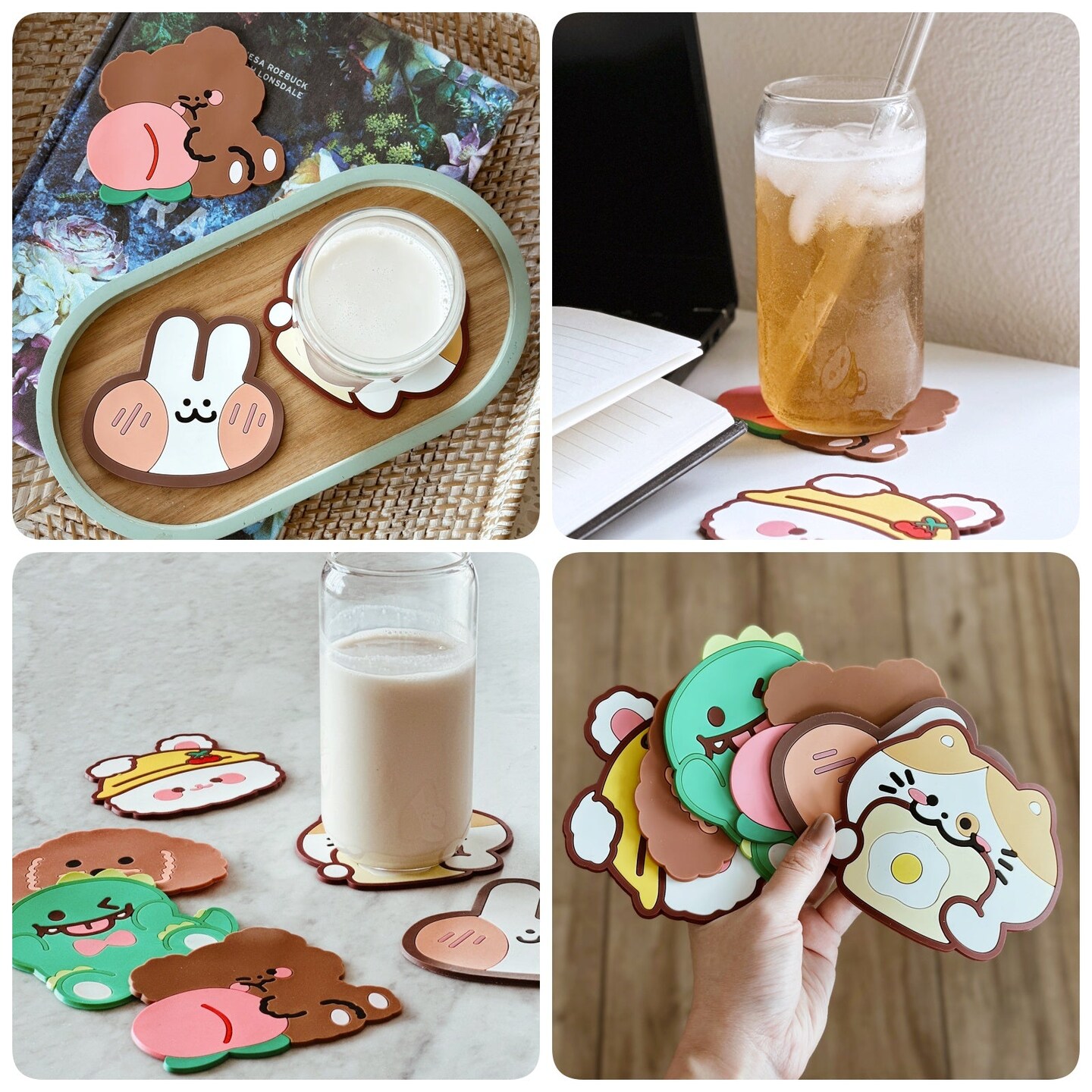 Wrapables Animal Coasters