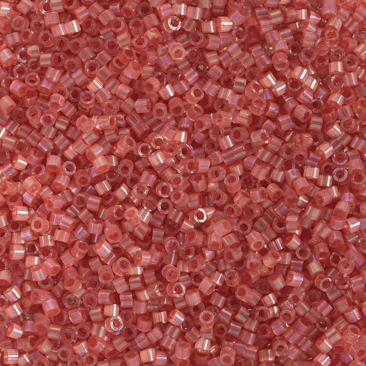 Miyuki Delica 50g Berry AB Silk Inside Dyed (DB1865) Glass Beads, 11/0