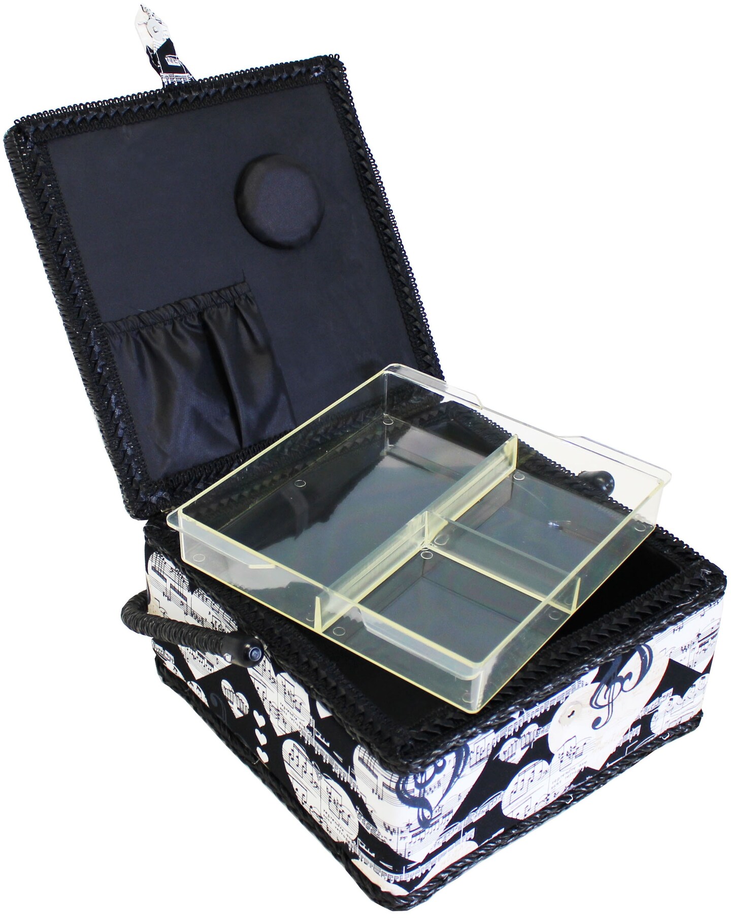 Allary Square Sewing Basket -9&#x22;X9&#x22;X5&#x22;