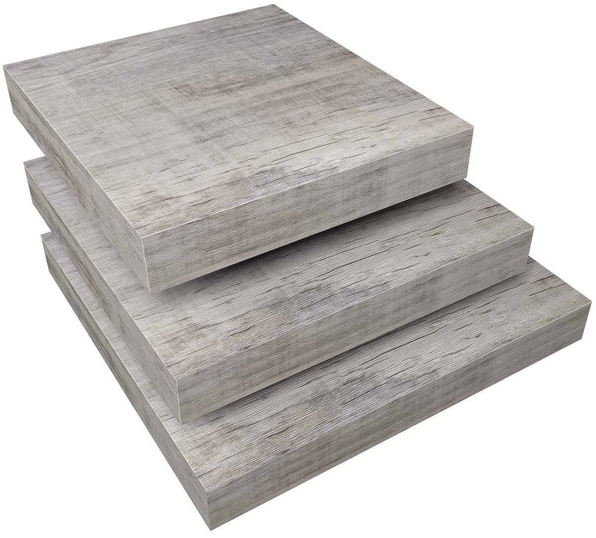 Sorbus Square Corner Wall Shelves - Perfect Trophy Display, Photo Frames, Home D&#xE9;cor, Set of 3