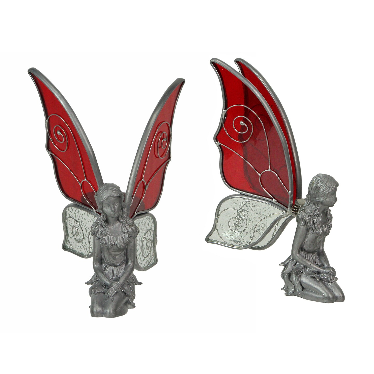 Kneeling Fairies Pewter Figurines Michaels