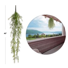 4-Pack: 45&#x22; Springeri Hanging Bush with Lifelike Fronds by Floral Home&#xAE;