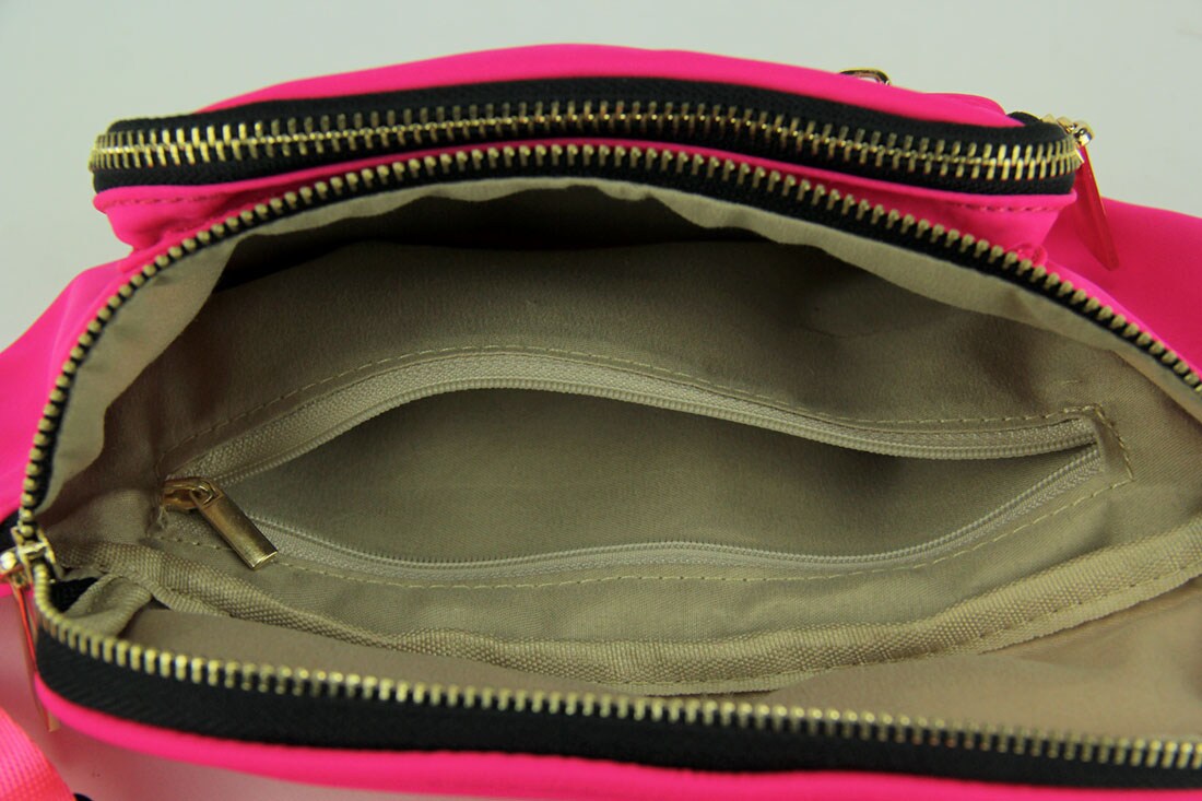 Nylon Canvas Fanny Pack with Hidden Pocket