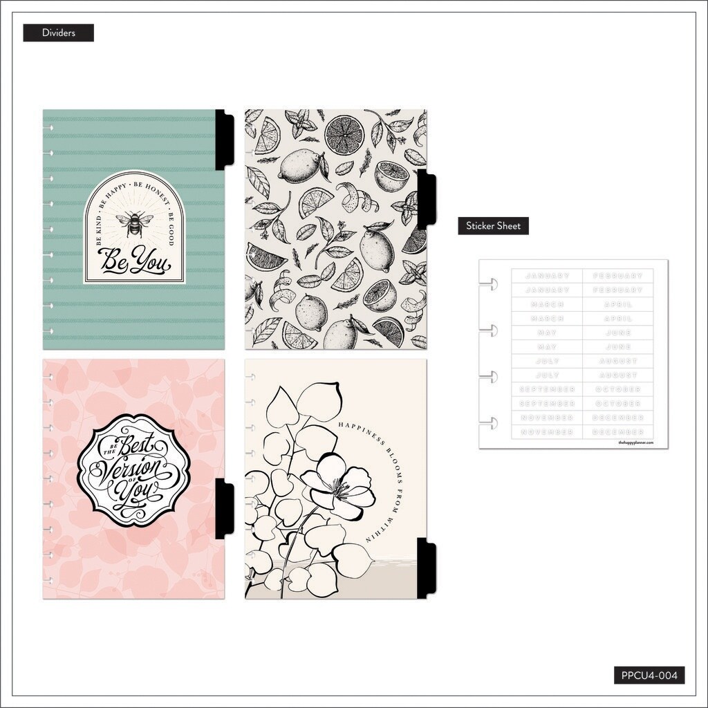 Happy Planner Classic Undated 4-Month Planner-Modern Farmhouse