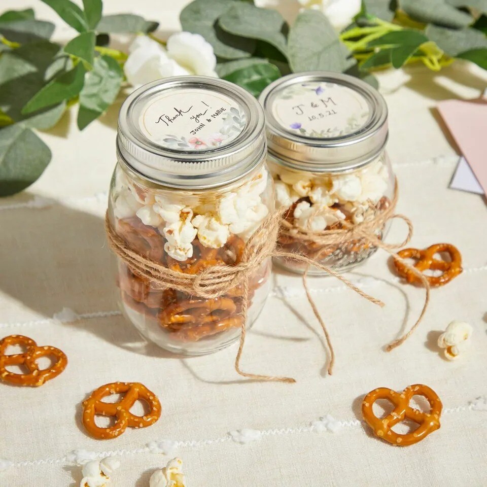 500 Pack Mason Jar Labels Stickers for Jars, Lids and Kitchen Accessories