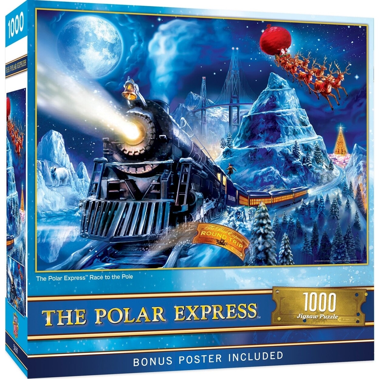 MasterPieces The Polar Express - Race to the Pole 1000 Piece Jigsaw Puzzle
