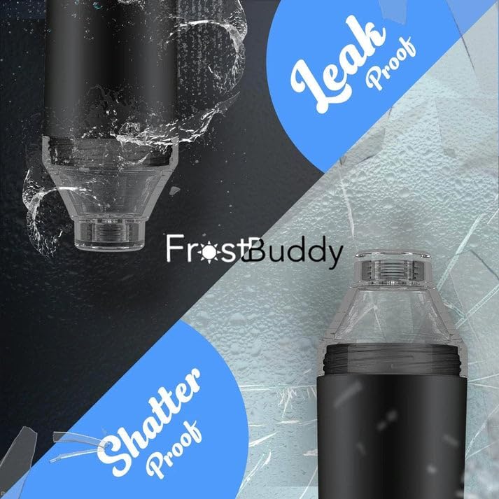 Makerflo Sublimation Big Buddy 20oz Bottle Cooler, Cocktail Shaker made by FrostBuddy - Single Pack