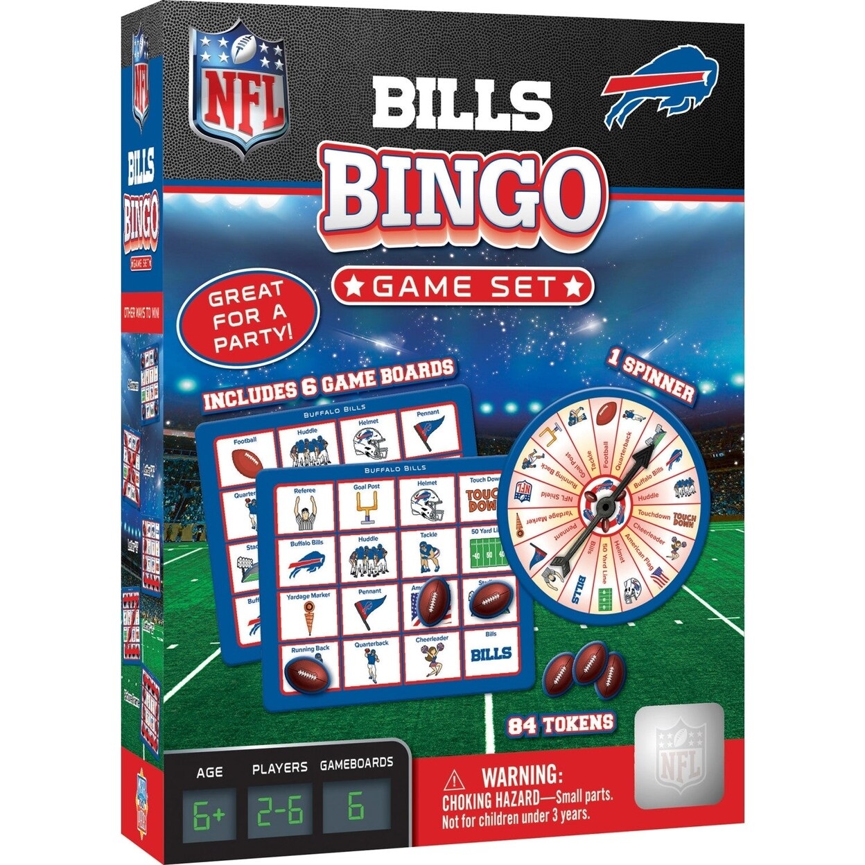 MasterPieces Buffalo Bills Bingo Game