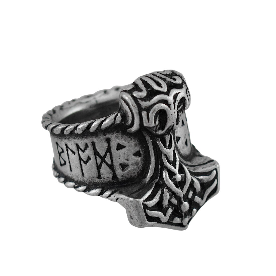 Alchemy Thor&#x27;s Rune Hammer Ring