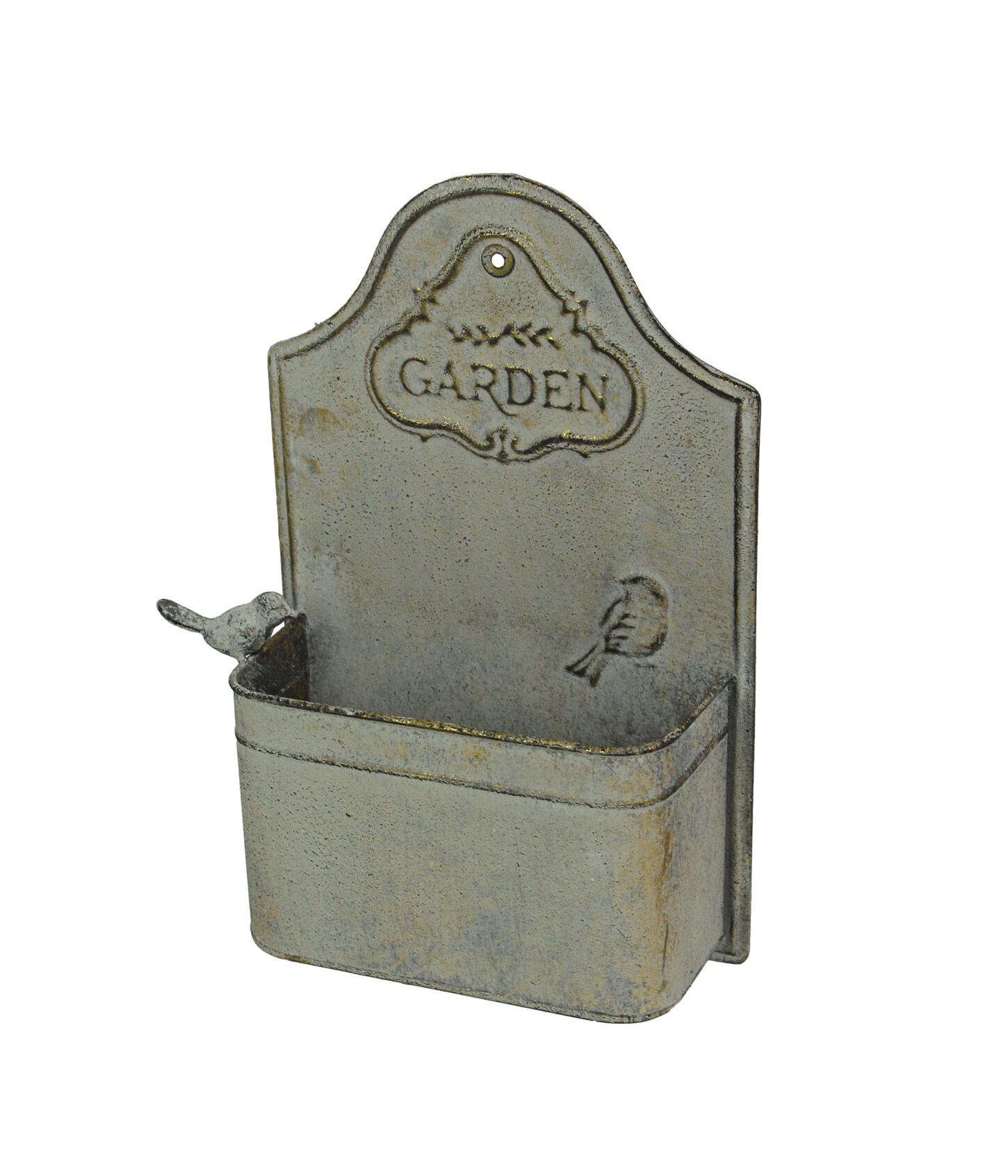 Weathered Finish Garden Birds Indoor / Outdoor Wall Planter Farmhouse Decor