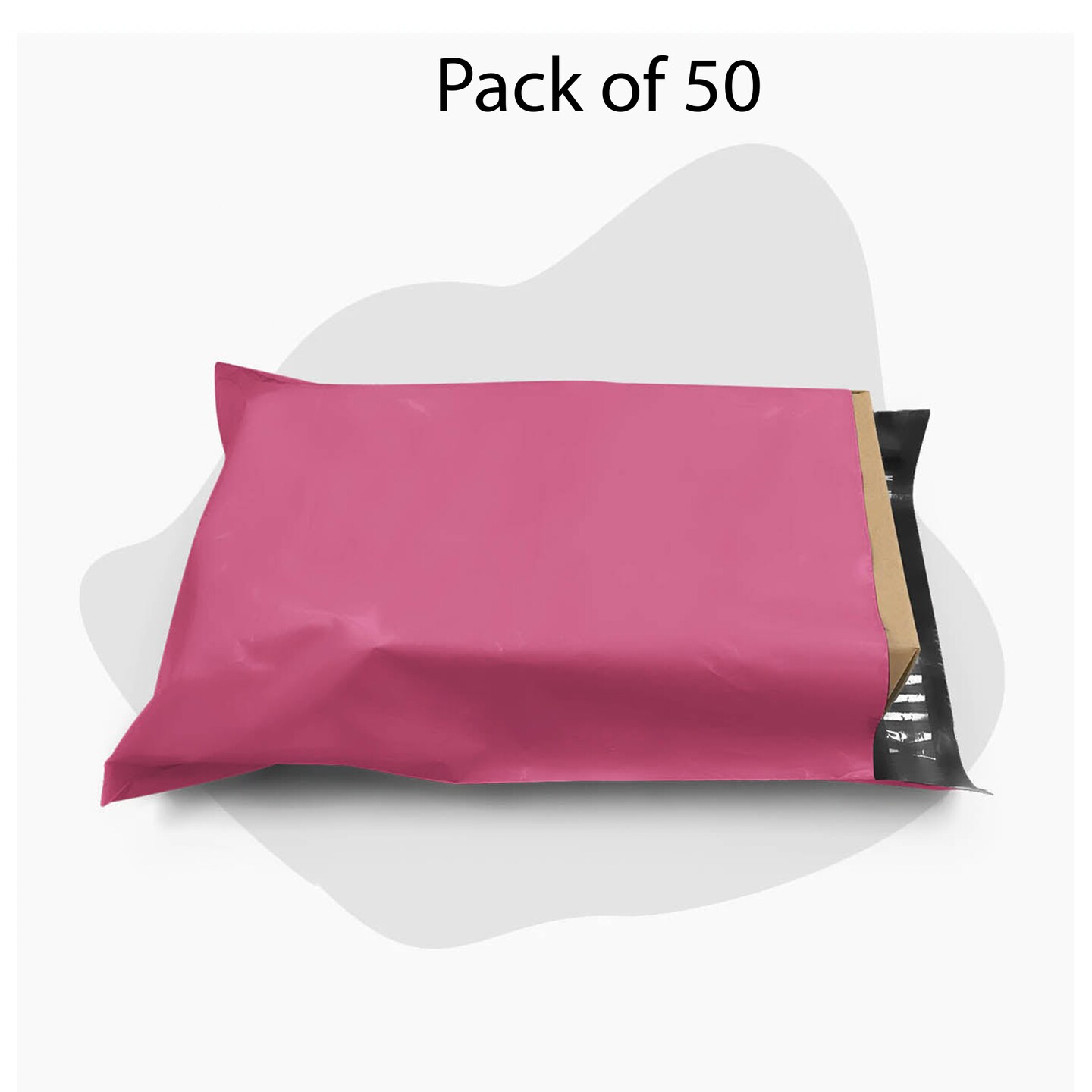 Poly Mailer Bag Envelopes | 12 x 15 Pink Color, 2 Mil High Quality