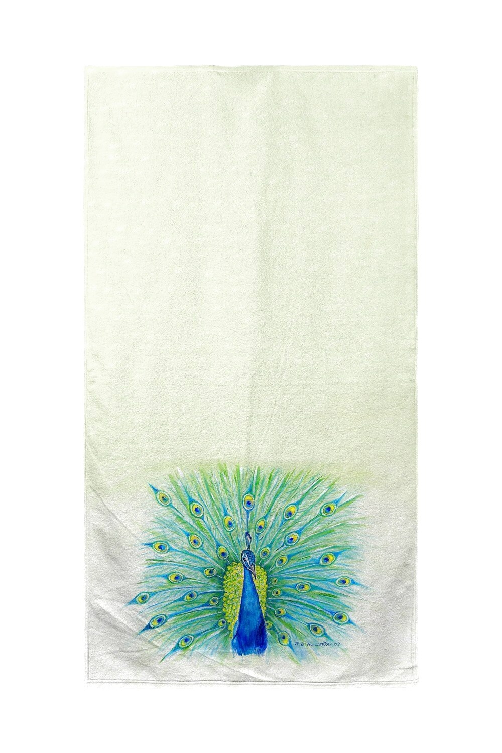 Betsy Drake Peacock Beach Towel