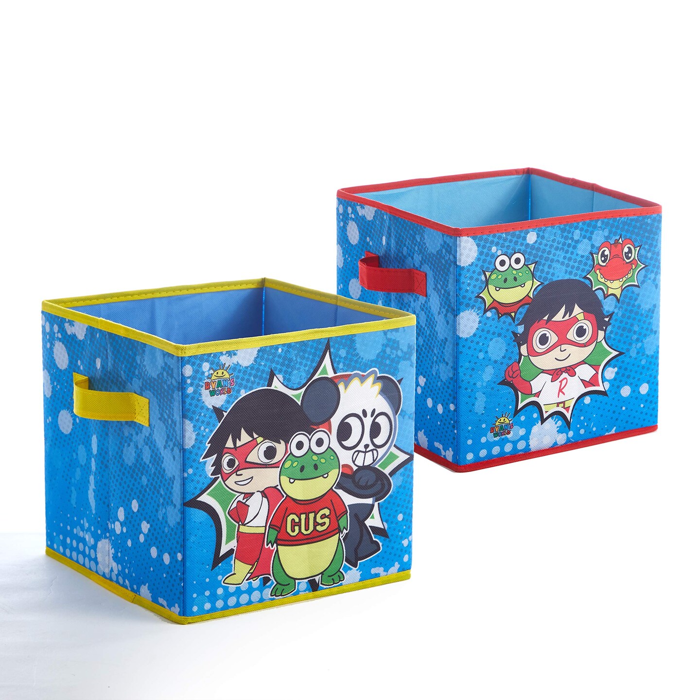 Ryan&#x27;s World Set of 2 Durable Storage Cubes with Handles