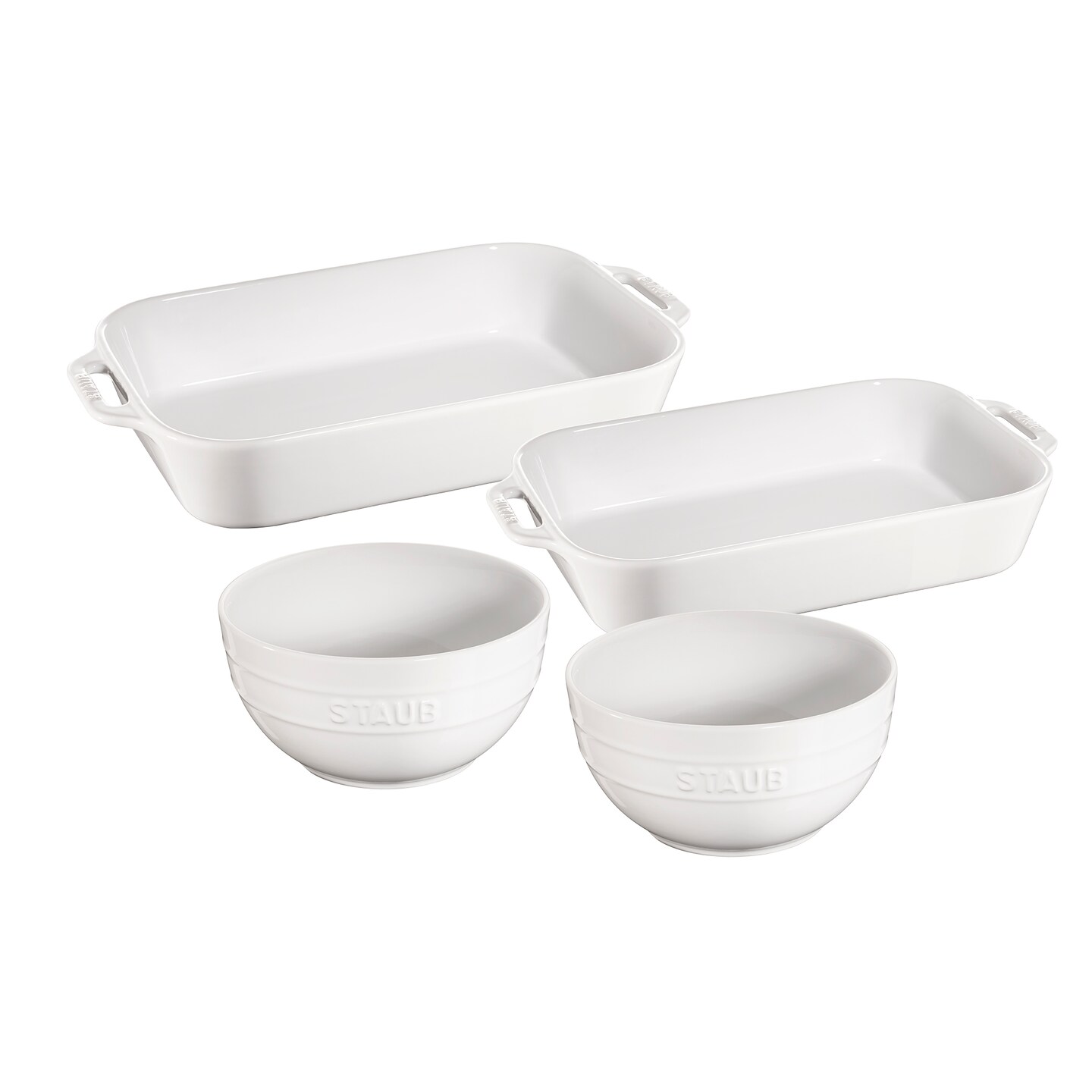 STAUB Ceramic 4-pc Baking Dish Set