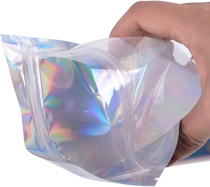 4x6 Inches Holographic Pouch Bags 100 pcs