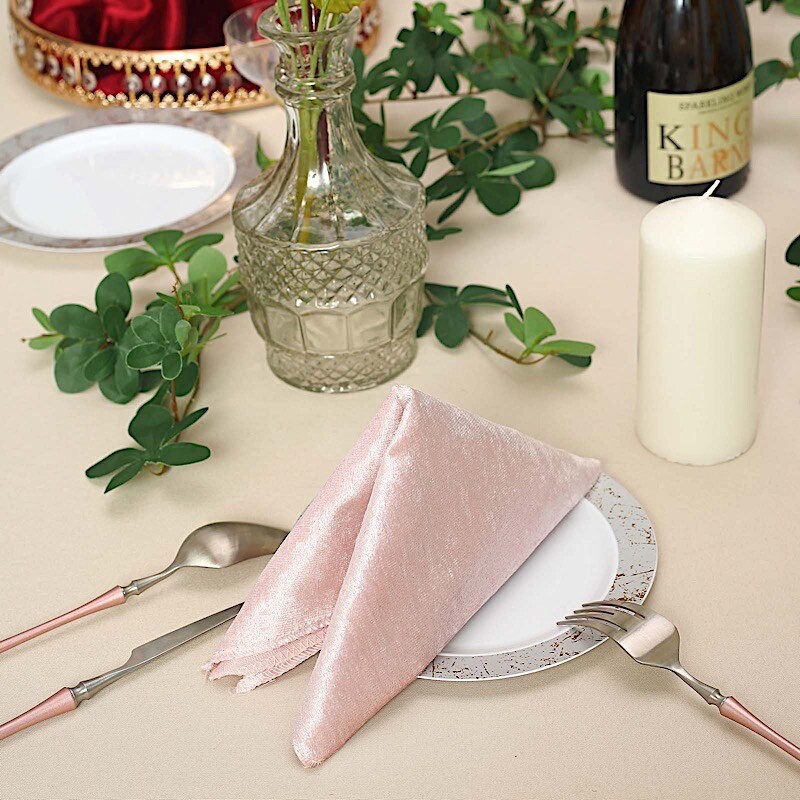 20x20-Inch Premium Velvet Napkins