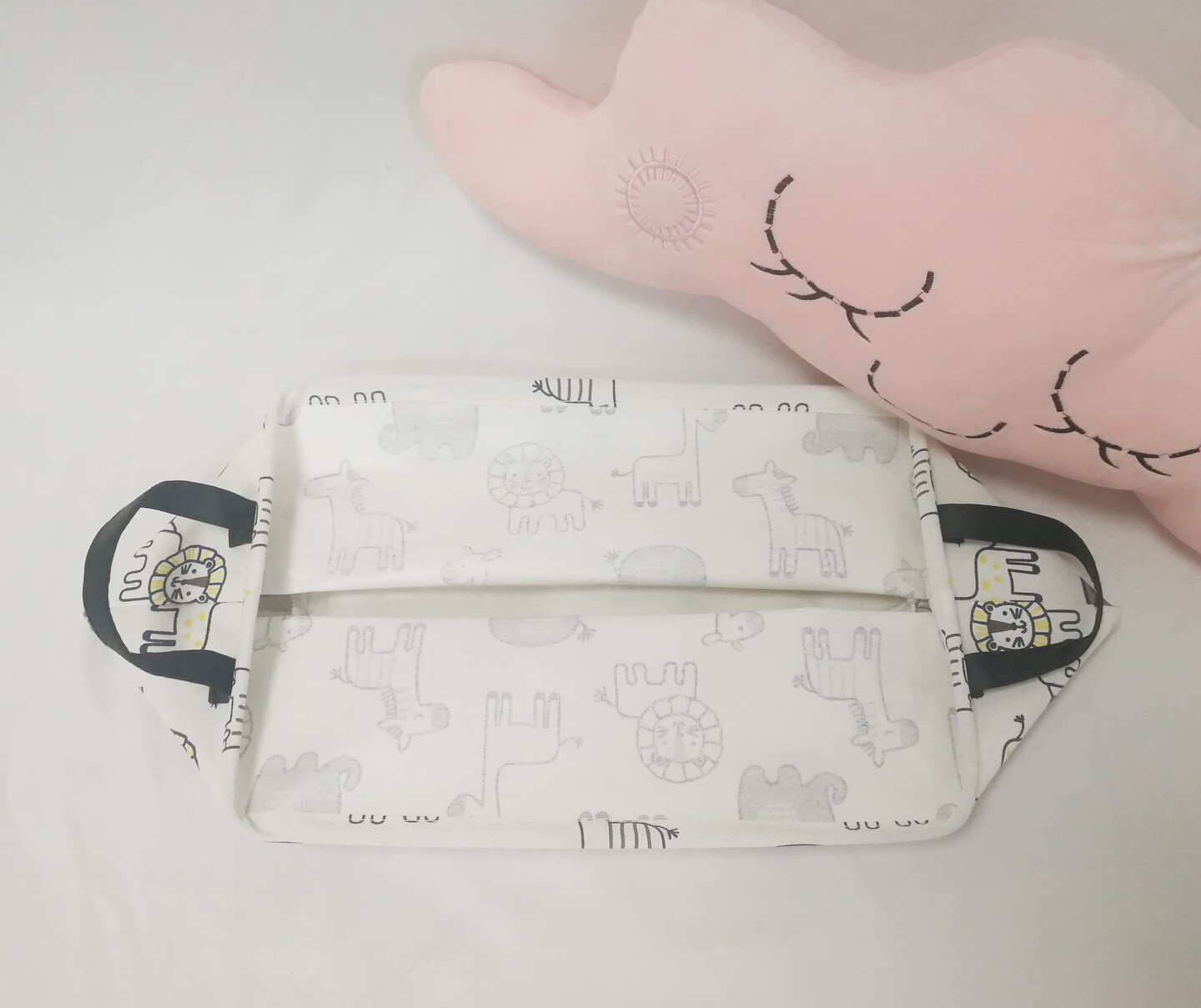 Rectangular Storage Basket Collapsible Organizer Bin Waterproof Toy Box for Organizing Home/Dorm/Kitchen/Pet/Office/Closet/Shelf/Gift Baskets (animal), Yellow