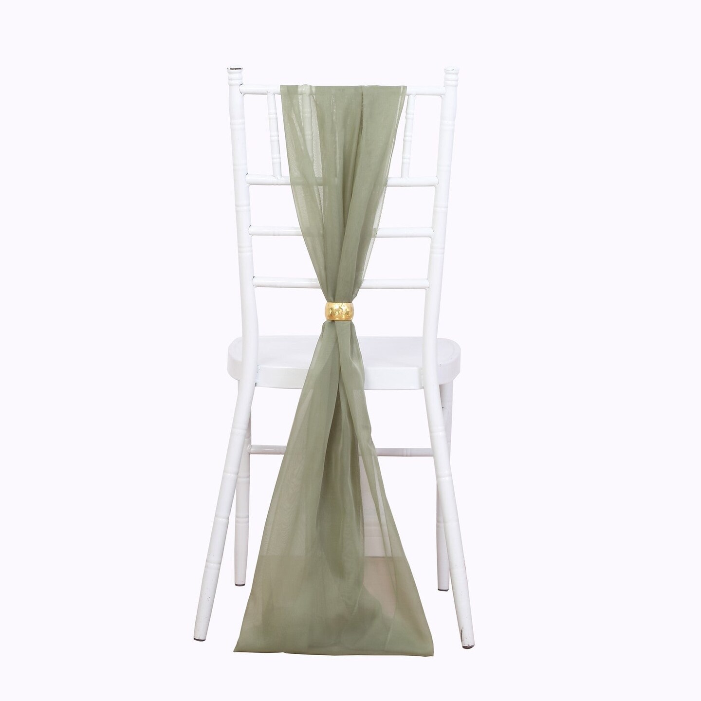 Extra Wide Premium Chiffon Chair Sashes Wedding Party Decor