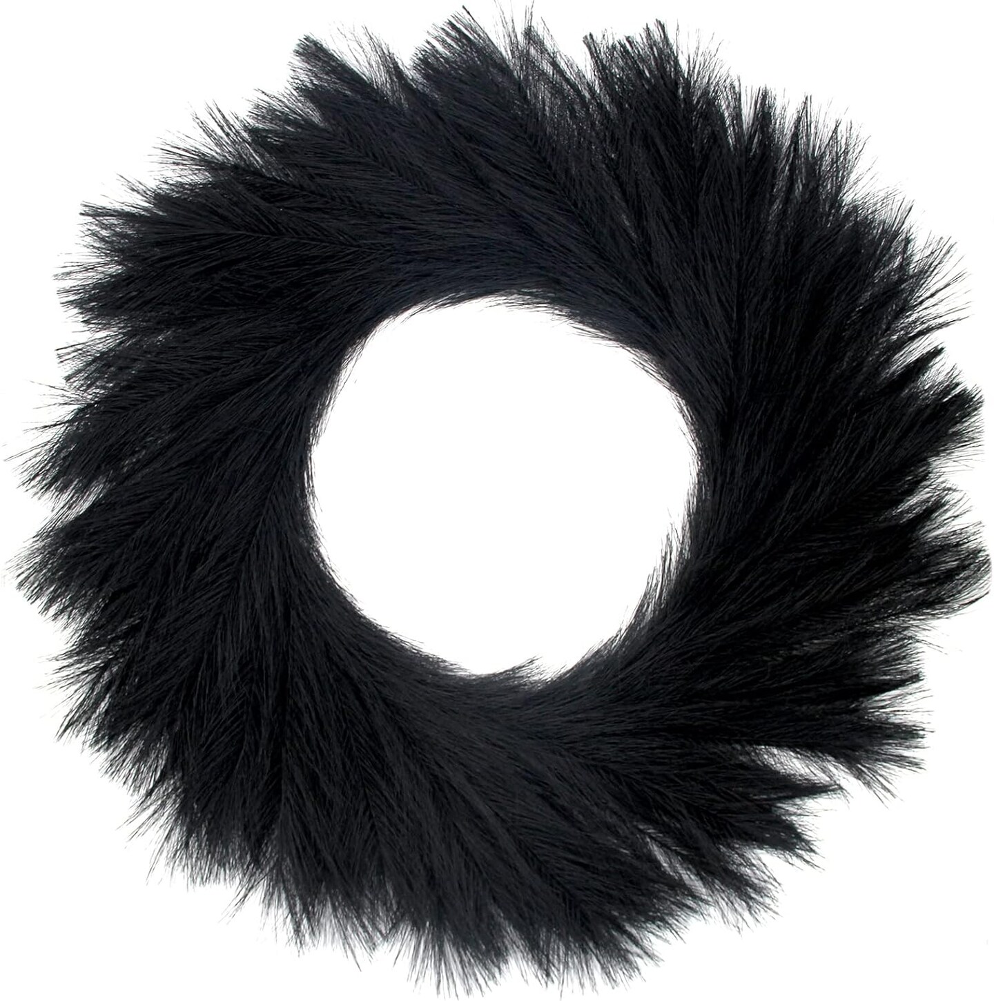 Celebrate the Season with Our 26" Faux Boho Pampas Grass Wreath: A Festive Front Door Statement Piece