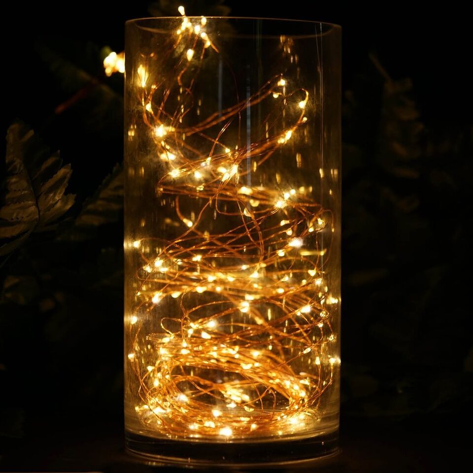 200 LED Fairy Fibre Optics String Lights Garland for Backdrops