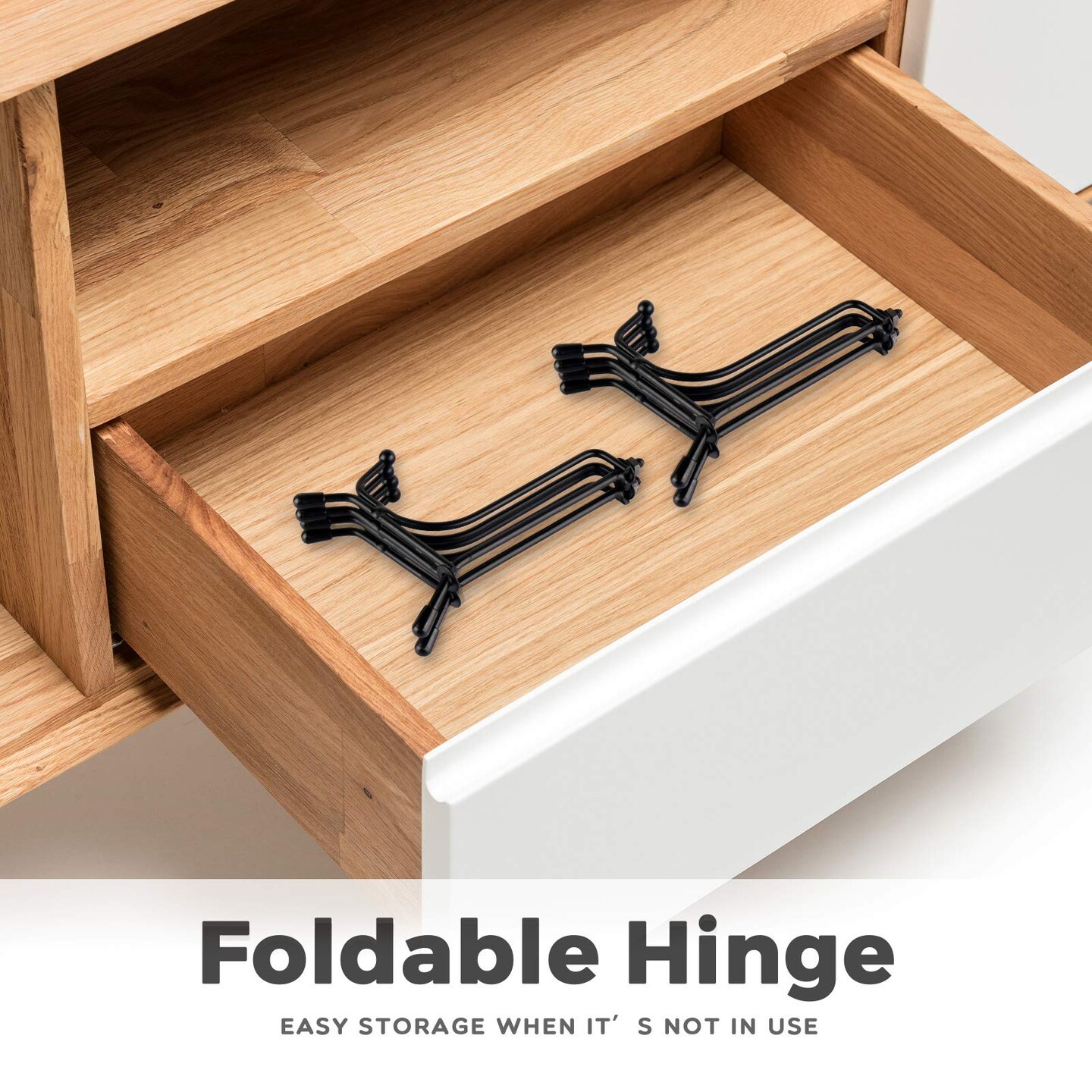 Mocoosy 4 Pack Improved Anti-Slip Plate Stands for Display, 4 Inch Plate Holder Display Stand, Picture Frame Holder Stand, Black Iron Easel Stands for Photo, Decorative Plate and Tabletop Arts