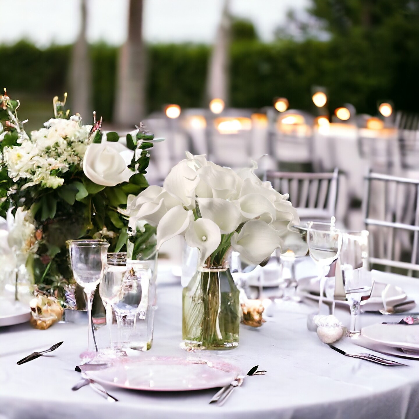 14 Inch Real Touch Artificial White Calla Lily - 12-Pack, Faux Flowers, Elegant Decor - Perfect for Weddings, Receptions - Timeless Elegance, Floral Home by Artificial Flowers