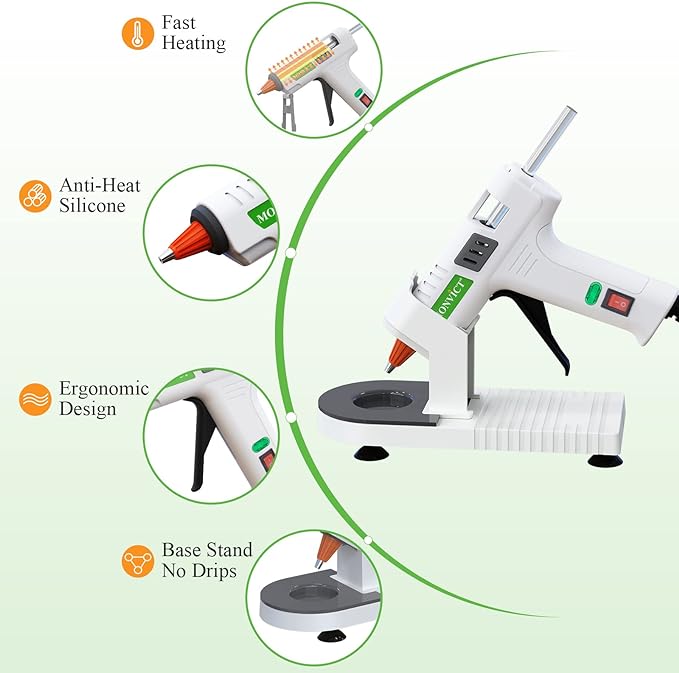 Unornamented Glue Gun Set