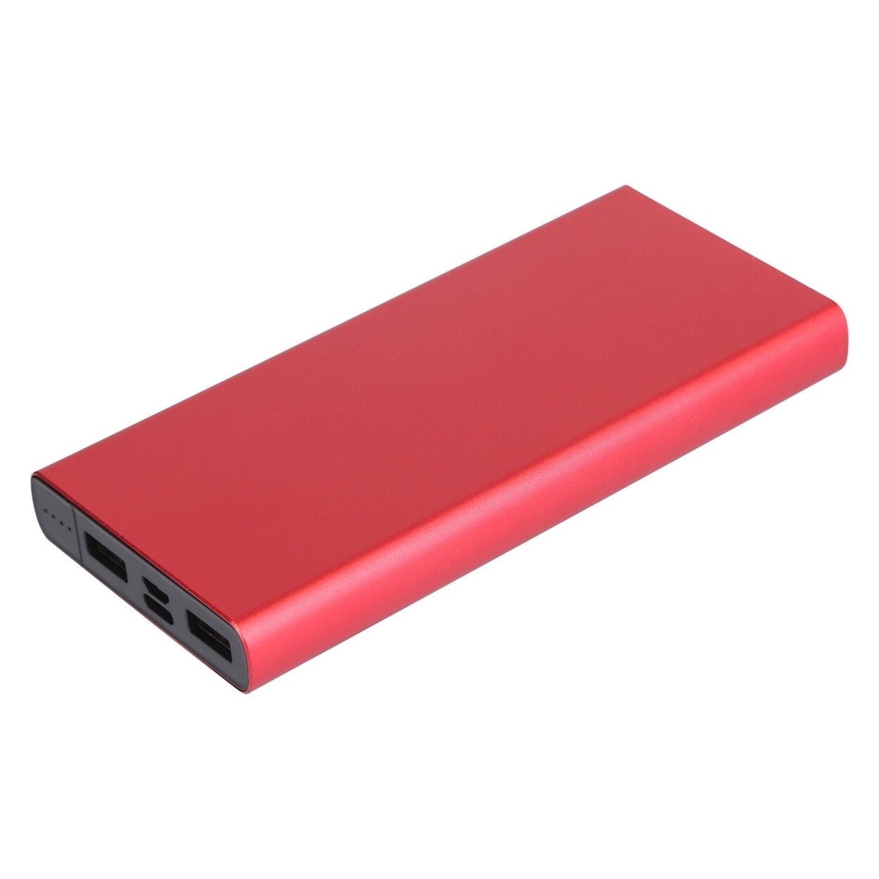 20000Mah Portable Power Bank Dual Usb Charger Red Micro Usb Type C Input