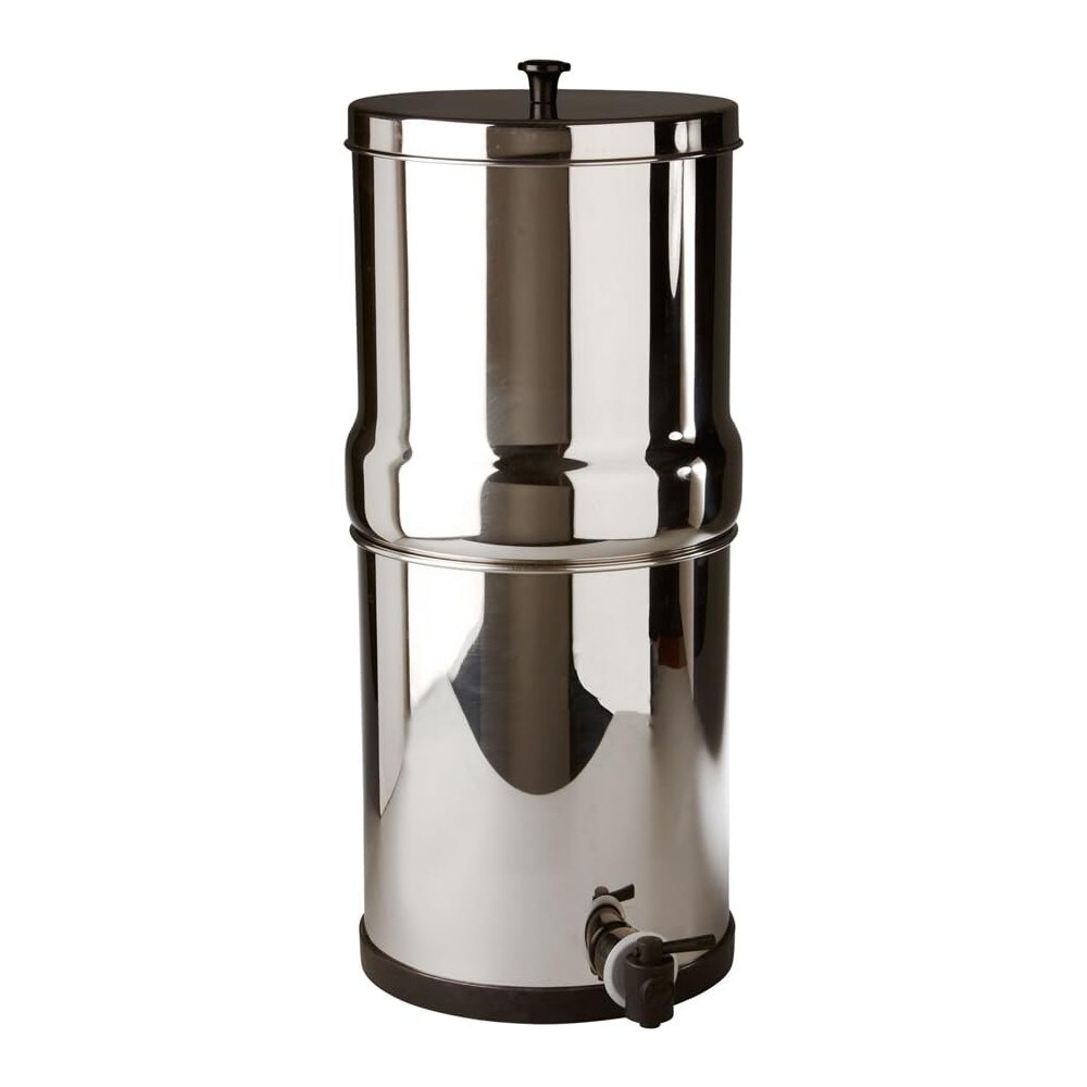 British Berkefeld Doulton W9361138 Stainless Steel Gravity Water Filter System with 2 x Ultra Sterasyl Ceramic Filter Candles