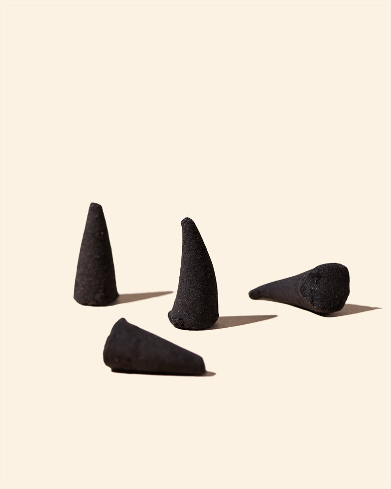 1 Inch Topflow Charcoal Incense Cones, Unscented
