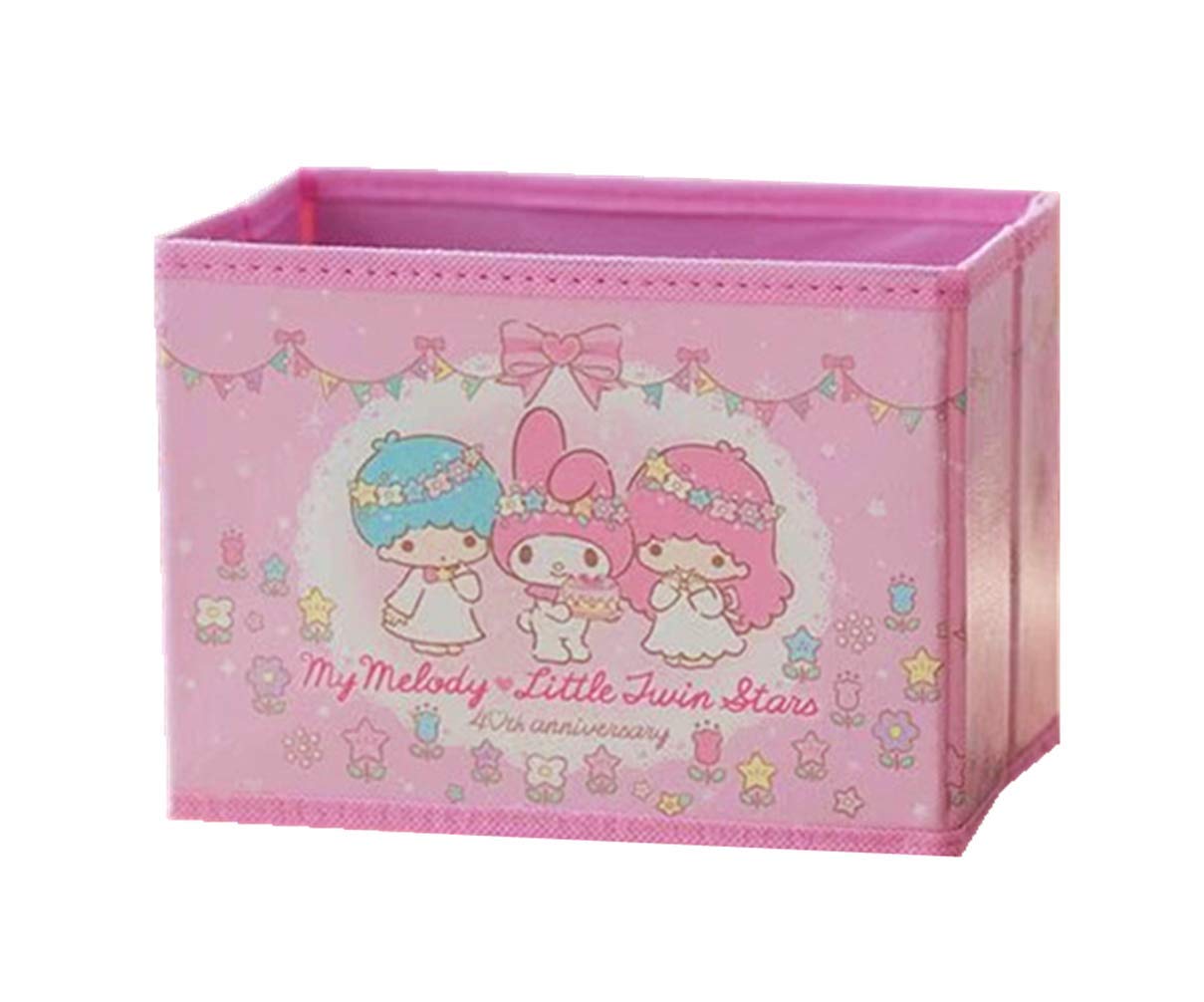 Collapsible Storage Bin Melody Foldable Baskets | Kawaii Office Desk Room Decoration Cute Room Decor