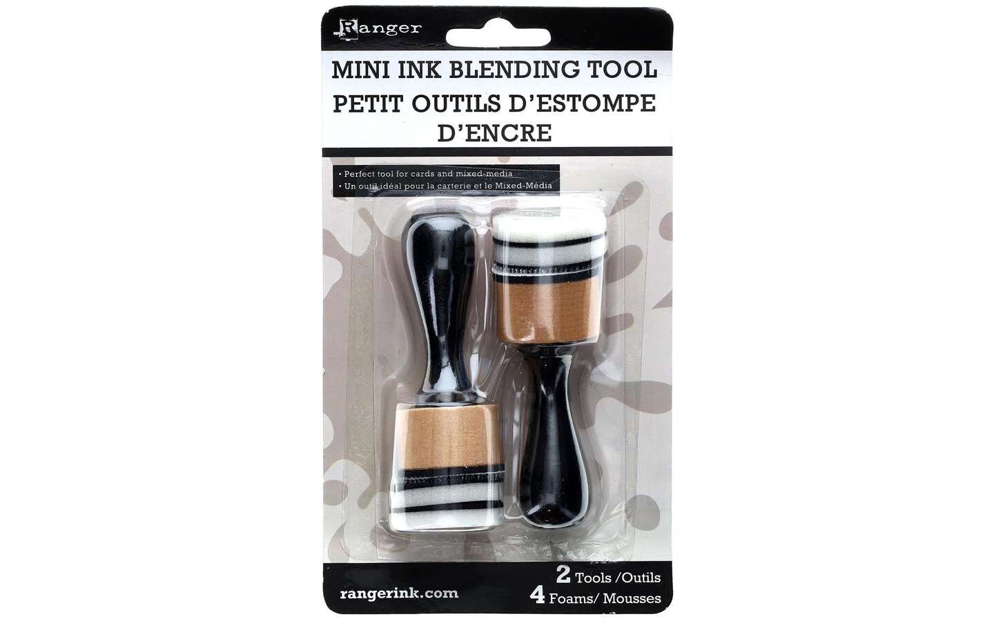 Ranger Tool Ink Blending Handle &#x26; Foam Round